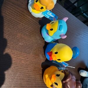 Disney Duck Character Set - Yellow, Blue, Brown